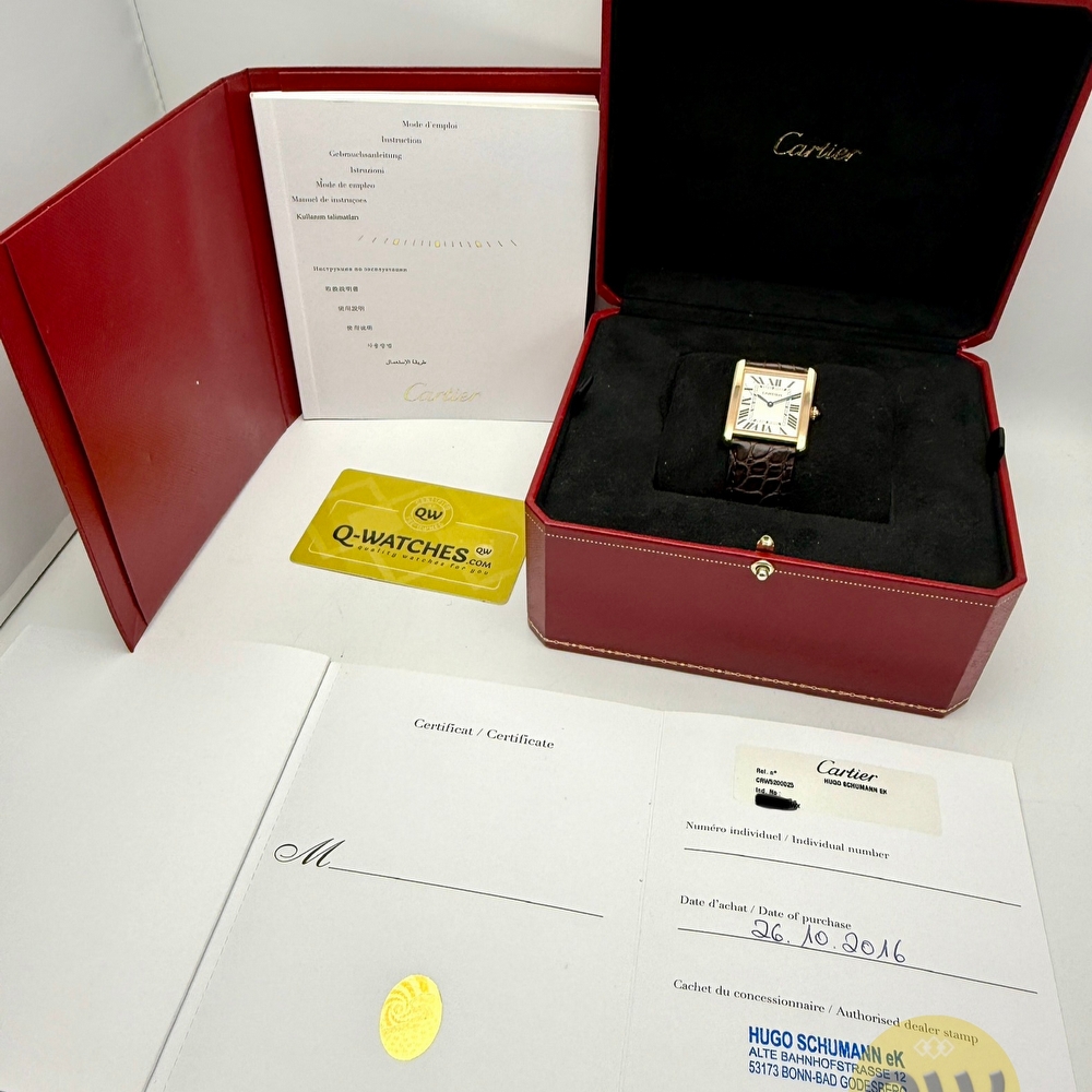 Cartier Tank Solo Large 18kt Rose Gold 